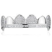 Iced Out Moissanite Bar Hip Hop Grillz Gift For Men's