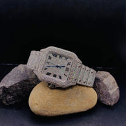 Full Iced Out Automatic D Color Moissanite Watch For Men's