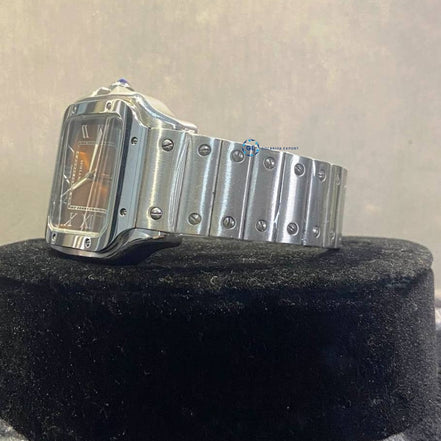 Stainless Steel Brown Dial Luxury Watch Gift For Men's