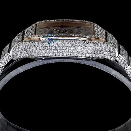Aesthetic Stainless Steel Moissanite Dual Tone Watch