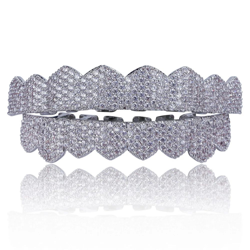 Round Cut Moissanite Diamond Grillz For Men's / Women