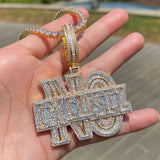 No Excuse Hip Hop Men's Moissanite Pendant For Men's