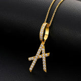 Customize Name Letter Moissanite Diamond Pendant