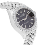 Datejust Black Color Dial Automatic Watch For Men's