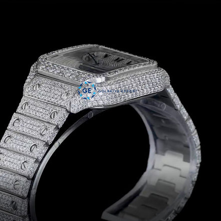 Fabulous Moissanite Diamond Iced Out Automatic Wrist Watch