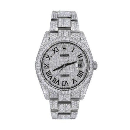 Iced Out Automatic Moissanite 41mm Automatic Watch For Men's