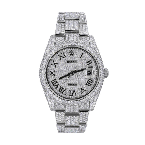 Iced Out Automatic Moissanite 41mm Automatic Watch For Men's