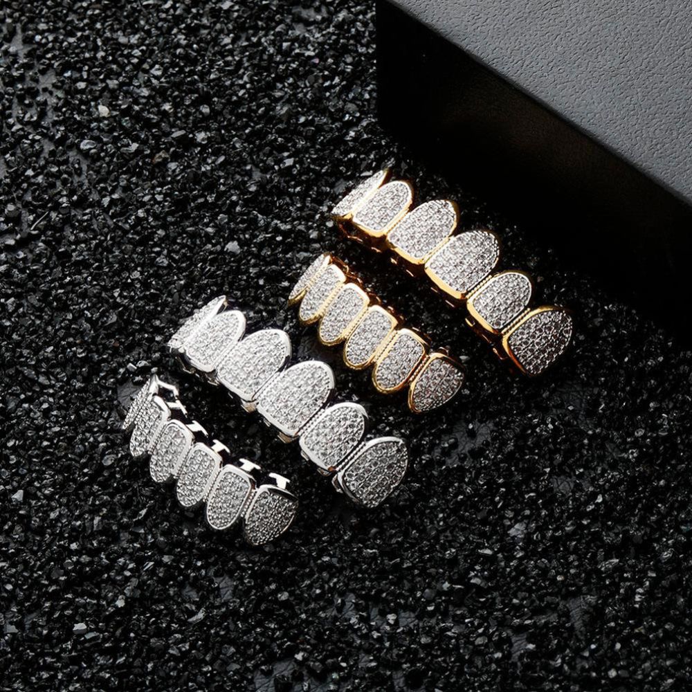 6 On 6 Moissanite Diamond Grillz