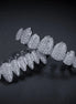 Sparkle Custom Made Moissnaite Diamond Grillz For Men's