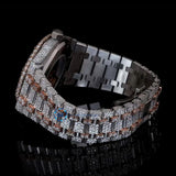 Dual Tone Moissanite Watch Gift For Him