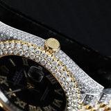 Date Just Dual Tone Moissanite Custom Watch