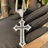 Arrow Cross Customize Men's Moissanite Pendant