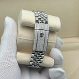 41mm Iced Out Roman Numeral Moissanite Hip Hop Watch