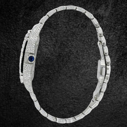 Fully Iced Out Moissanite Luxury Hip Hop Watch