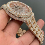 Black Stick Moissanite Iced Out Watches