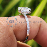 White Gold Lab Grown Diamond Wedding Ring