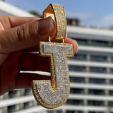 Customized Letter Moissanite Diamond Men's Pendant