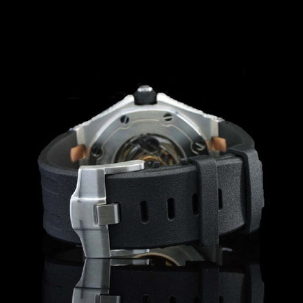 Black Color Dial Moissanite Wrist Watch