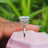 Radiant Cut Lab Grown Diamond Wedding Engagement Ring