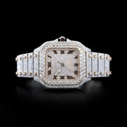 Men's Hip Hop Moissanite Diamond Watch