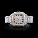 Men's Hip Hop Moissanite Diamond Watch