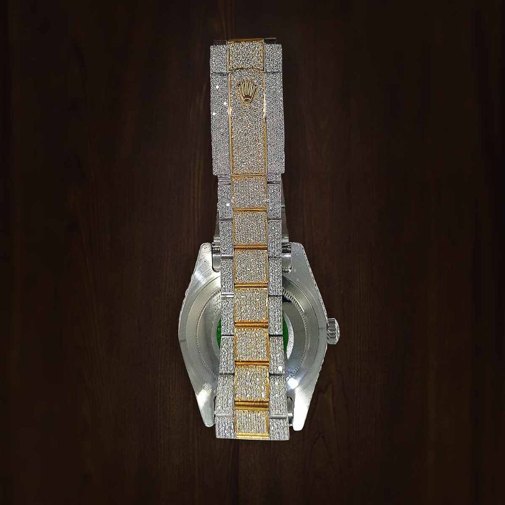 Colorless Moissanite Fancy And Stylish Diamond Watch For Men's