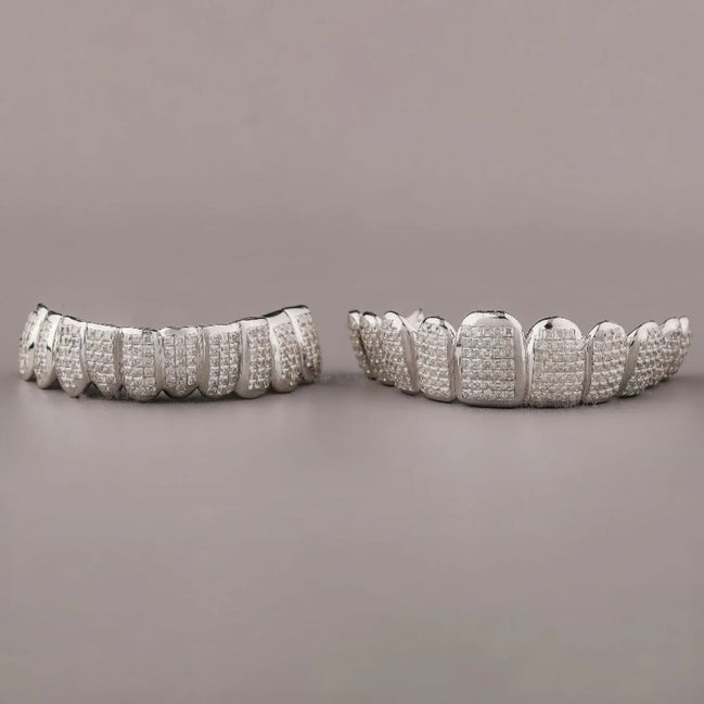 Colorless Moissanite Custom Hip Hop Grillz