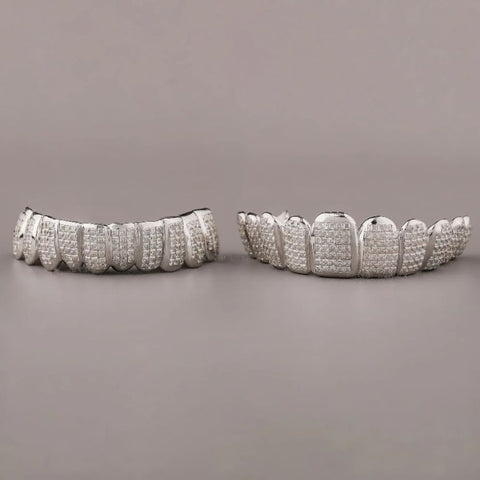 Colorless Moissanite Custom Hip Hop Grillz