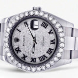 Date Just Moissanite Luxury Iced Out Fancy Watch