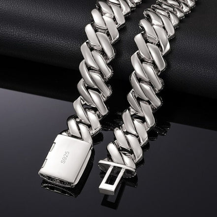 3 Row Moissanite Diamond Luxury Hip Hop Chain
