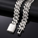 3 Row Moissanite Diamond Luxury Hip Hop Chain