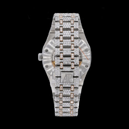Bust Down Automatic Moissanite Luxury Hip Hop Watch
