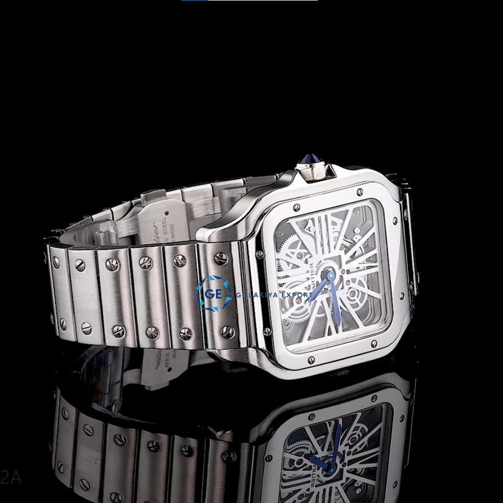 Skeleton Stainless Steel Automatic Exclusive Watch