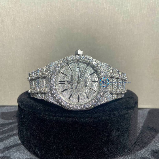 Moissanite Iced Out Hip Hop Watch For Men's