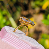 Pear & Oval Cut Lab Grown Diamond Toi Et Moi Ring