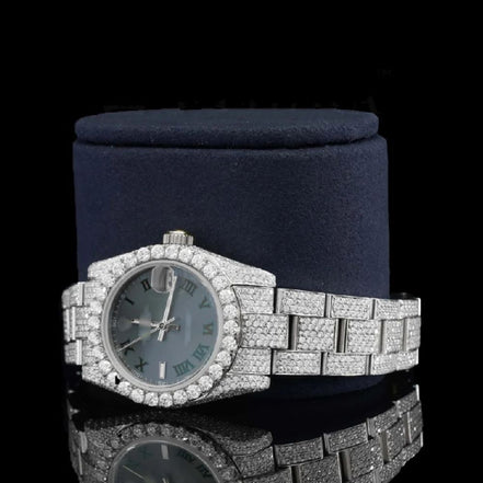 Moissanite Diamond Full Iced Out Luxury Bust Down Watch