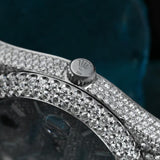 White Stick Dial Datejust VVS1 Moissanite Men's Watch