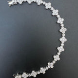 Moissanite Clover Tennis Bracelet For Men's / Women's
