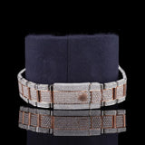Date Just Dual Tone Moissanite Hip Hop Watch