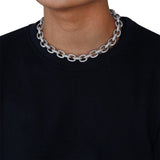 Moissanite Diamond Cuban Chain For Men's