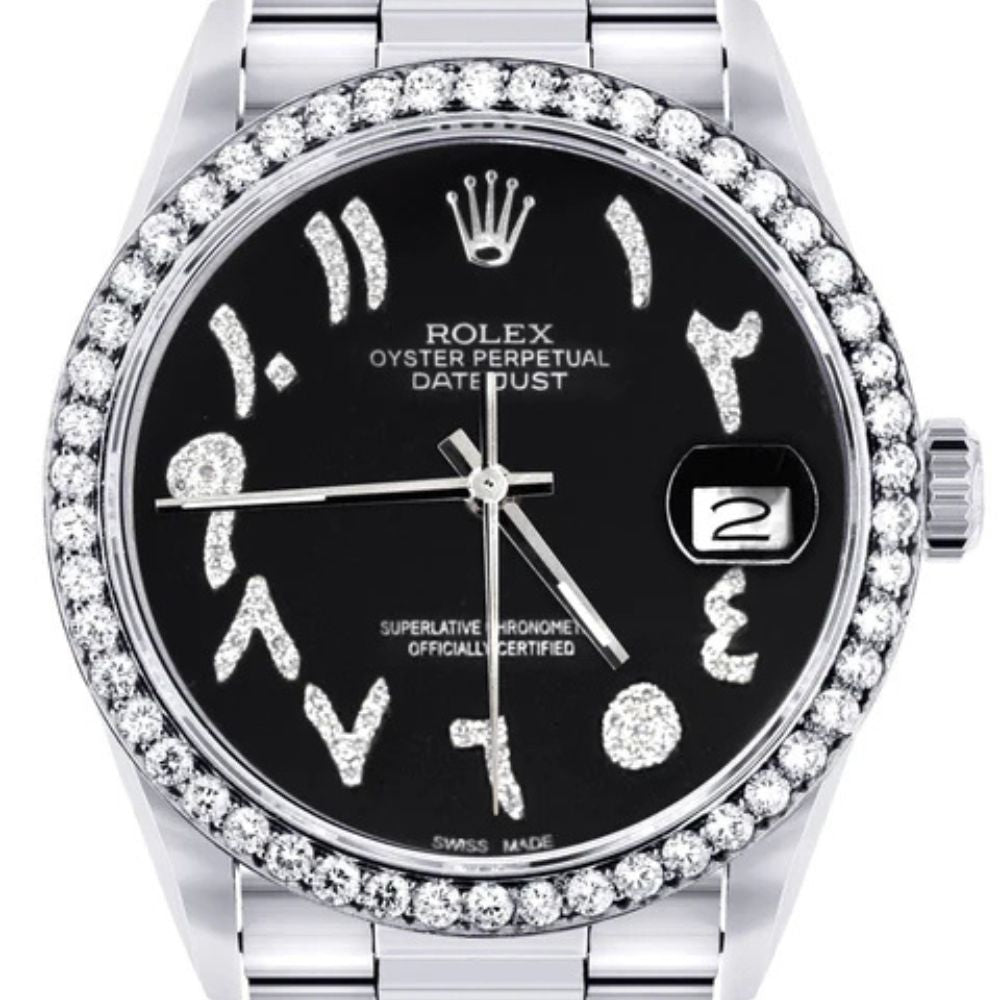 Stainless Steel Moissanite Classic Fancy Watch