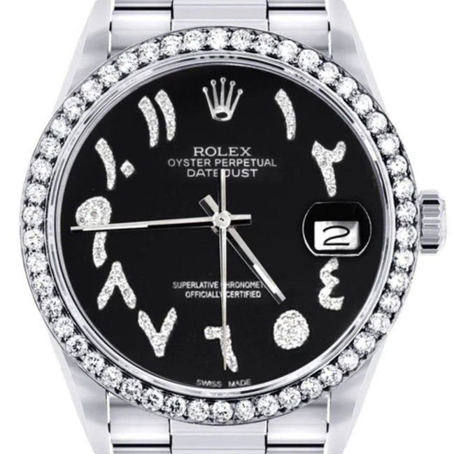 Stainless Steel Moissanite Classic Fancy Watch