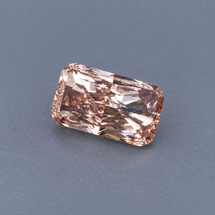 Pink Radiant Shape Lab Diamond, IGI Certified Lab Grown Diamond