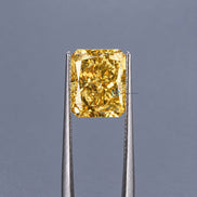 Yellow CVD Lab Grown Diamond, Loose Diamond For Custom Designs