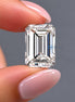 E VVS2 Emerald Cut Lab Grown Diamond, Loose CVD Diamond for Custom Designs