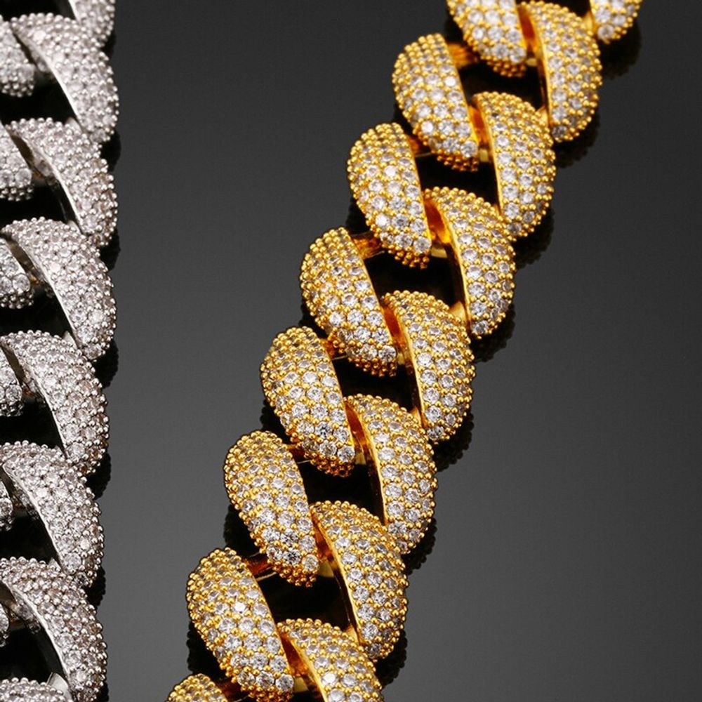 Moissanite Diamond Miami Cuban Link Iced Out Chain