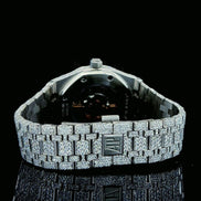 Iced Out Stainless Steel D Color Moissanite Watch