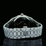 Iced Out Stainless Steel D Color Moissanite Watch