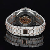 Fully Iced Out Moissnaite Two Tone Luxury Watch