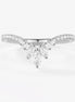 D Color Moissanite Round Cut Wedding Proposal Band For Her
